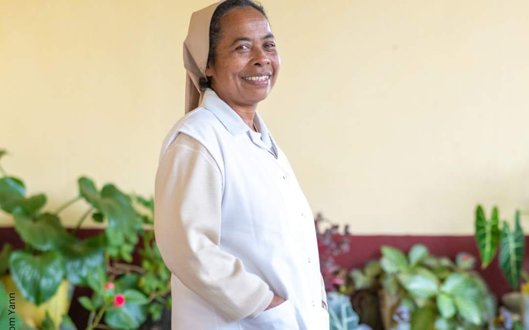 Soeur Joany, une douce présence auprès des malades de la lèpre