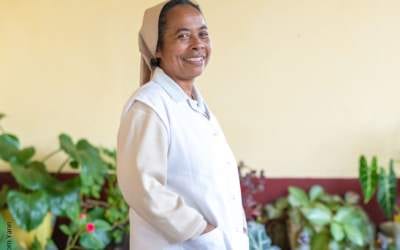 Soeur Joany, une douce présence auprès des malades de la lèpre