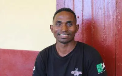 Maurice, ancien malade de la lèpre devenu soignant